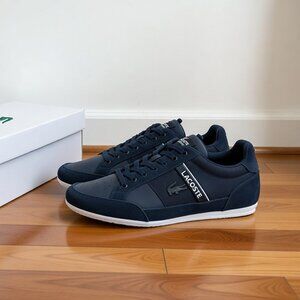 Lacoste Chaymon Suede Sneakers Men's Size 10.5 Dark Blue